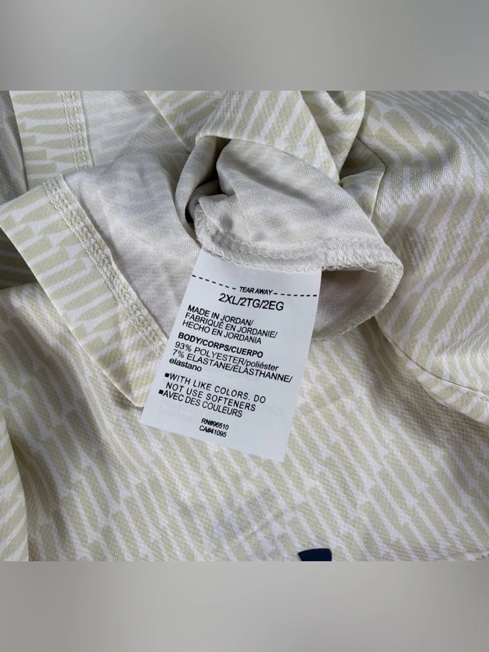 Under Armour Golf Shirt Polo Match Play Printed XXL Summit White NWT MSRP $60